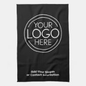 Voeg uw Logo Business Modern Minimalist toe Theedoek (Verticaal)