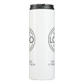 Voeg uw Logo Business Modern Minimalist toe Thermosbeker (Achterkant)