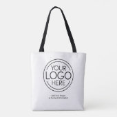 Voeg uw Logo Business Modern Minimalist toe Tote Bag (Achterkant)