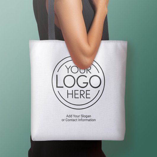 Voeg uw Logo Business Modern Minimalist toe Tote Bag