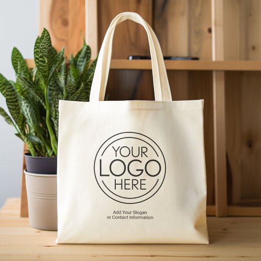 Voeg uw Logo Business Modern Minimalist toe Tote Bag