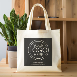 Voeg uw Logo Business Modern Minimalist toe Tote Bag