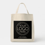 Voeg uw Logo Business Modern Minimalist toe Tote Bag (Achterkant)