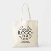 Voeg uw Logo Business Modern Minimalist toe Tote Bag (Voorkant)