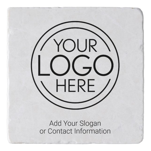 Voeg uw Logo Business Modern Minimalist toe Trivet (Voorkant)