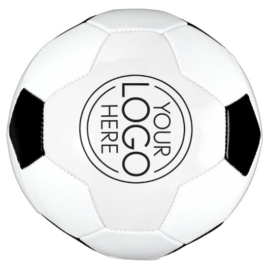 Voeg uw Logo Business Modern Minimalist toe Voetbal (Gedraaid)