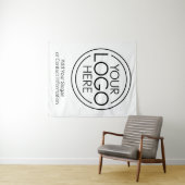 Voeg uw Logo Business Modern Minimalist toe Wandkleed (In Situ (horizontaal))