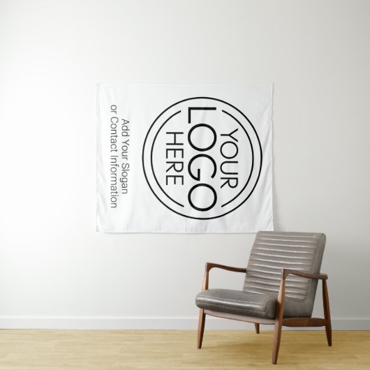 Voeg uw Logo Business Modern Minimalist toe Wandkleed (In Situ (horizontaal))