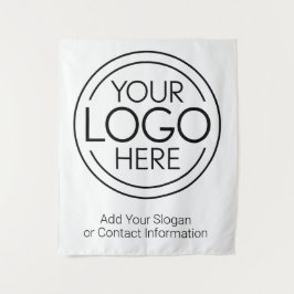 Voeg uw Logo Business Modern Minimalist toe Wandkleed