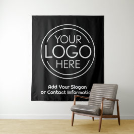 Voeg uw Logo Business Modern Minimalist toe Wandkleed