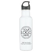 Voeg uw Logo Business Modern Minimalist toe Waterfles (Voorkant)
