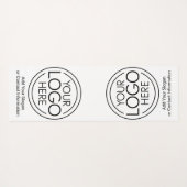 Voeg uw Logo Business Modern Minimalist toe Yogamat (Achterkant (horizontaal))