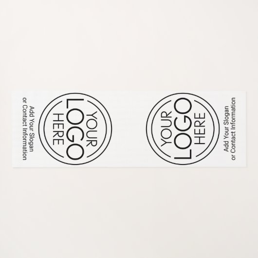 Voeg uw Logo Business Modern Minimalist toe Yogamat (Achterkant (horizontaal))