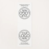 Voeg uw Logo Business Modern Minimalist toe Yogamat (Voorkant)