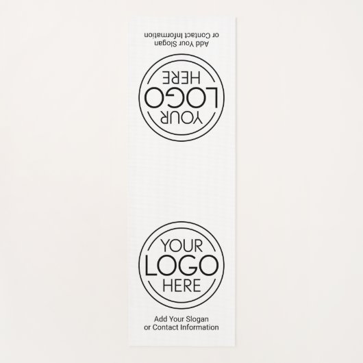 Voeg uw Logo Business Modern Minimalist toe Yogamat (Voorkant)