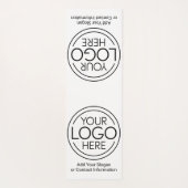 Voeg uw Logo Business Modern Minimalist toe Yogamat (Achterkant)