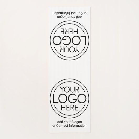 Voeg uw Logo Business Modern Minimalist toe Yogamat (Achterkant)
