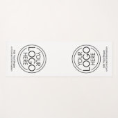 Voeg uw Logo Business Modern Minimalist toe Yogamat (Voorkant (horizontaal))