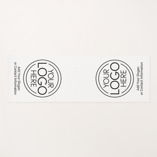 Voeg uw Logo Business Modern Minimalist toe Yogamat (Voorkant (horizontaal))