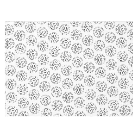 Voeg uw Logo Business Modern Trade-Show toe Tafelkleed (Voorkant (Horizontaal))