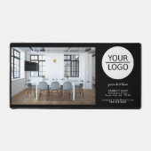 Voeg uw Logo Custom Text Photo Company toe Bureaumat (Voorkant)