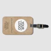 Voeg uw Logo de Bevordering van het Bedrijf Rustig Bagagelabel (Voorkant (horizontaal))