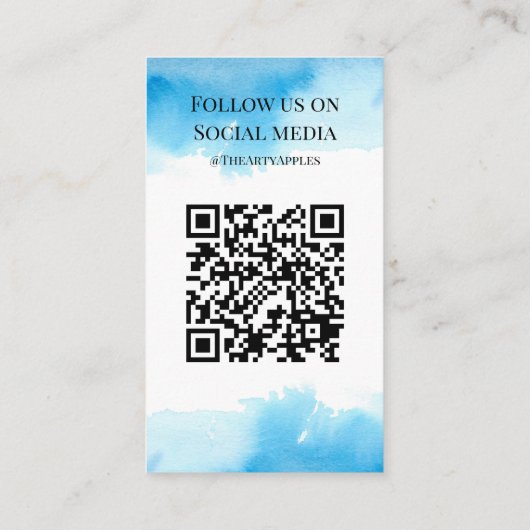 VOEG UW LOGO decal application CARE CARDS vinyl TO Visitekaartje (Achterkant)