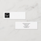 Voeg uw Logo die een DisplayCard verdient toe Mini Visitekaartje (Voorkant / Achterkant)