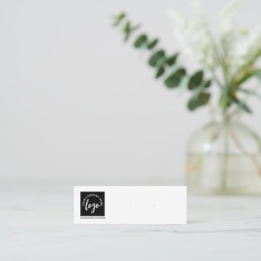 Voeg uw Logo die een DisplayCard verdient toe Mini Visitekaartje (Staand voorkant)