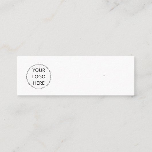 Voeg uw Logo die een DisplayCard verdient toe Mini Visitekaartje (Voorkant)