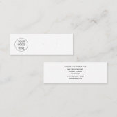 Voeg uw Logo die een DisplayCard verdient toe Mini Visitekaartje (Voorkant / Achterkant)