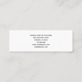 Voeg uw Logo die een DisplayCard verdient toe Mini Visitekaartje (Achterkant)