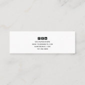 Voeg uw Logo die een DisplayCard verdient toe Mini Visitekaartje (Achterkant)