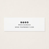 Voeg uw Logo die een DisplayCard verdient toe Mini Visitekaartjes (Achterkant)