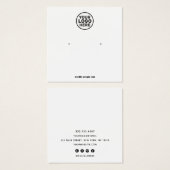 Voeg uw Logo die een DisplayCard verdient toe Vierkante Visitekaartjes (Voorkant /achterkant)