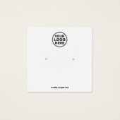 Voeg uw Logo die een DisplayCard verdient toe Vierkante Visitekaartjes (Voorkant)