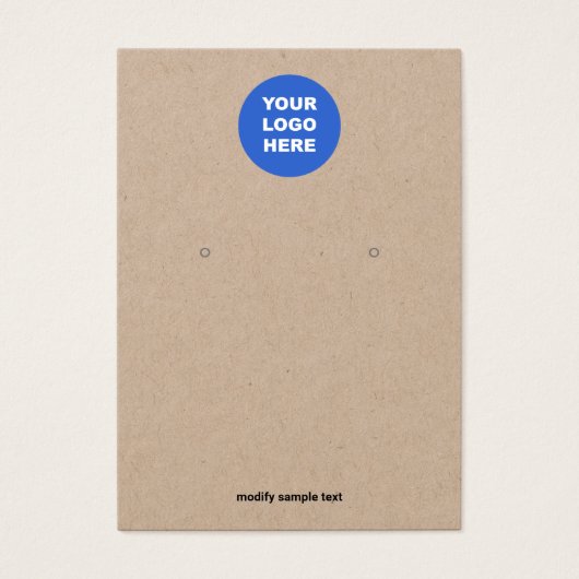 Voeg uw Logo die Kraft DisplayCard verdient toe Visitekaartje (Voorkant)