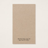 Voeg uw Logo die Kraft DisplayCard verdient toe Visitekaartje (Achterkant)