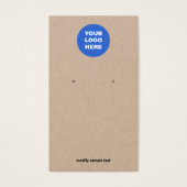 Voeg uw Logo die Kraft DisplayCard verdient toe Visitekaartje (Voorkant)