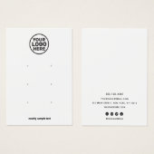 Voeg uw Logo drie-handheld Display Kaart toe (Voorkant /achterkant)