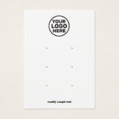 Voeg uw Logo drie-handheld Display Kaart toe (Voorkant)