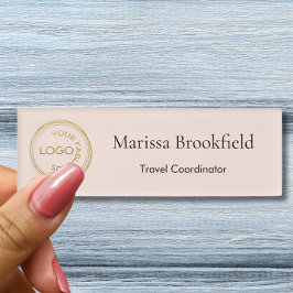 Voeg uw Logo eenvoudige functie voor de naam van w Naambadge