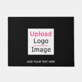 Voeg uw Logo en aangepaste tekst toe Modern Busine Deurmat (Voorkant)