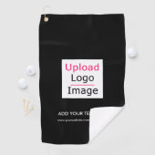 Voeg uw Logo en aangepaste tekst toe Modern Busine Golfhanddoek (Insitu)