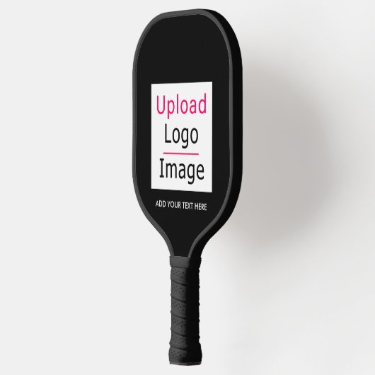 Voeg uw Logo en aangepaste tekst toe Modern Busine Pickleball Paddle (Links)