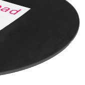 Voeg uw Logo en aangepaste tekst toe Modern Busine Snijplank (Hoek)