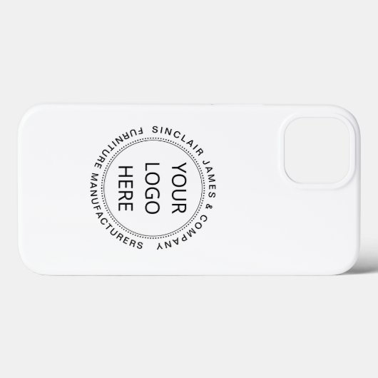 Voeg uw Logo en bedrijf toe Case-Mate iPhone Case (Achterkant (horizontaal))