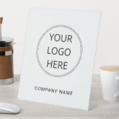 Voeg uw Logo en bedrijfsnaam toe Reclamebord Met Voetstuk (Insitu)