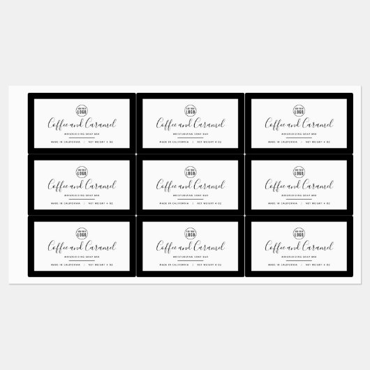 Voeg uw Logo en bewerkbaar kleurenproduct toe Labels (Vel)