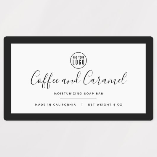 Voeg uw Logo en bewerkbaar kleurenproduct toe Labels (Design 1)